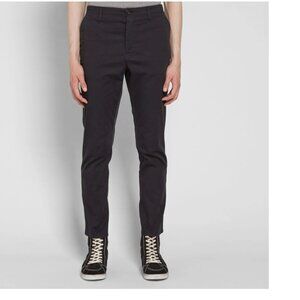 Acne Studios Ayan Satin Chino Pants – Black – Men's Size 26"